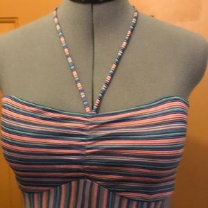 EUC, CLASSY, STRIPED MAXI DRESS